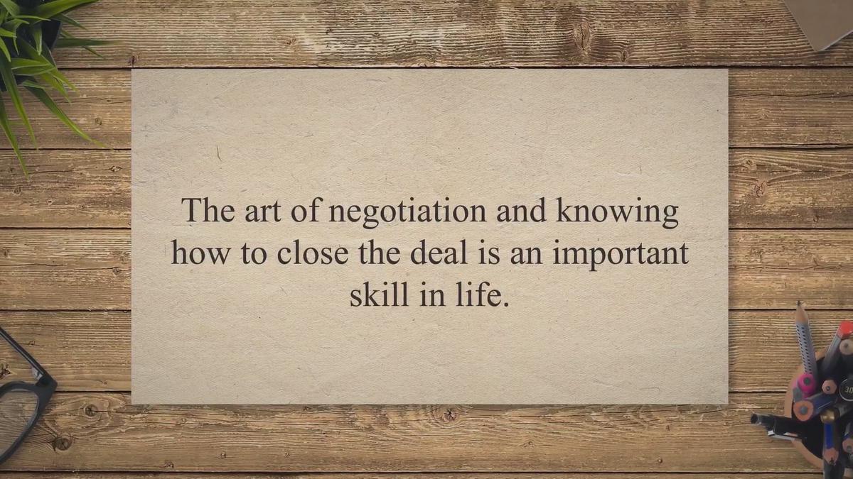 'Video thumbnail for 11 Tips to Negotiate Like a Pro: How to Close the Deal'