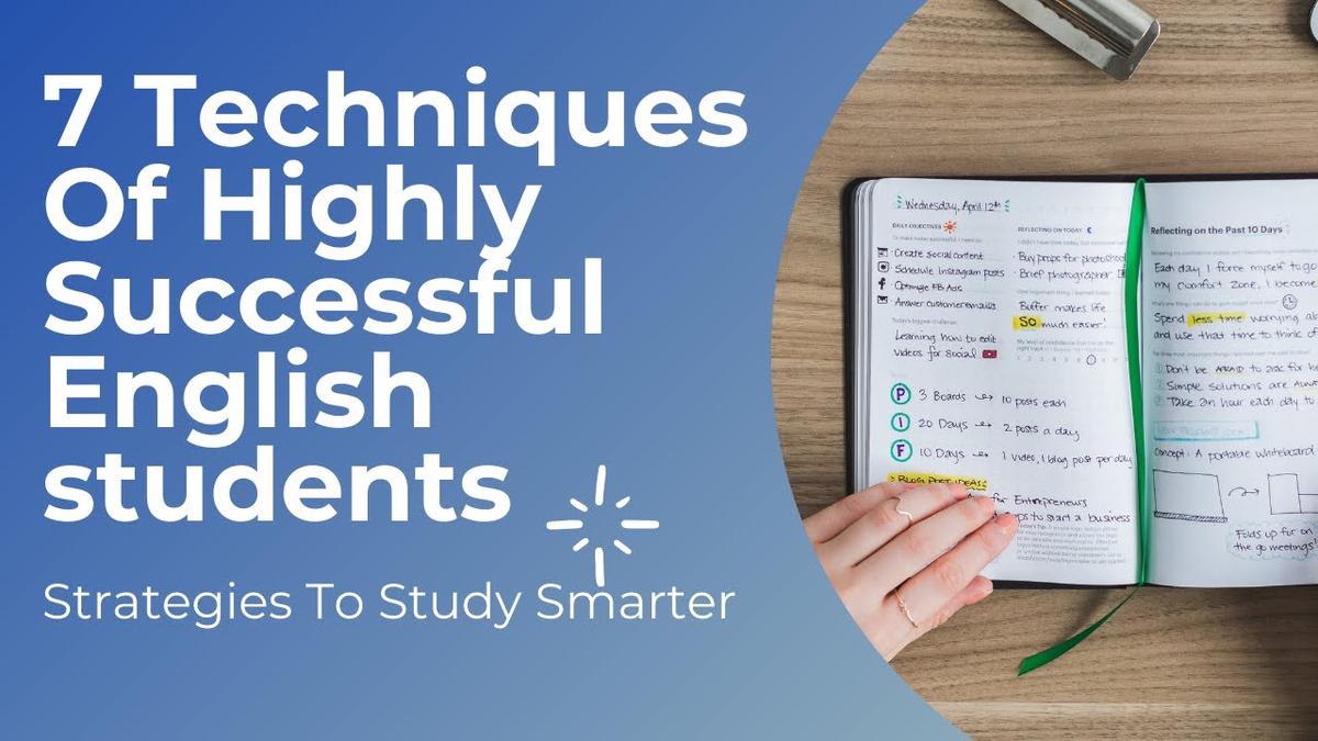 'Video thumbnail for 7 Techniques Of Highly Successful English students'