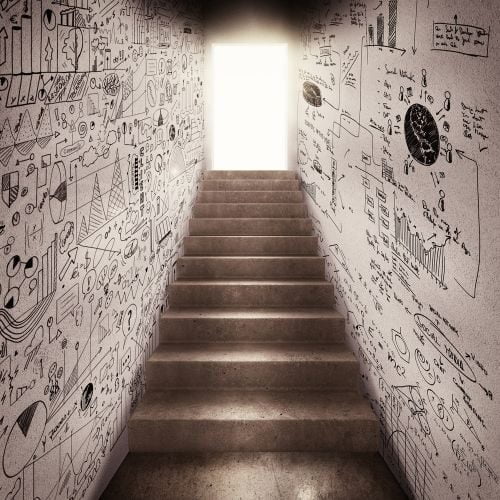 Image of stairs leading to light for how to leave a legacy section.