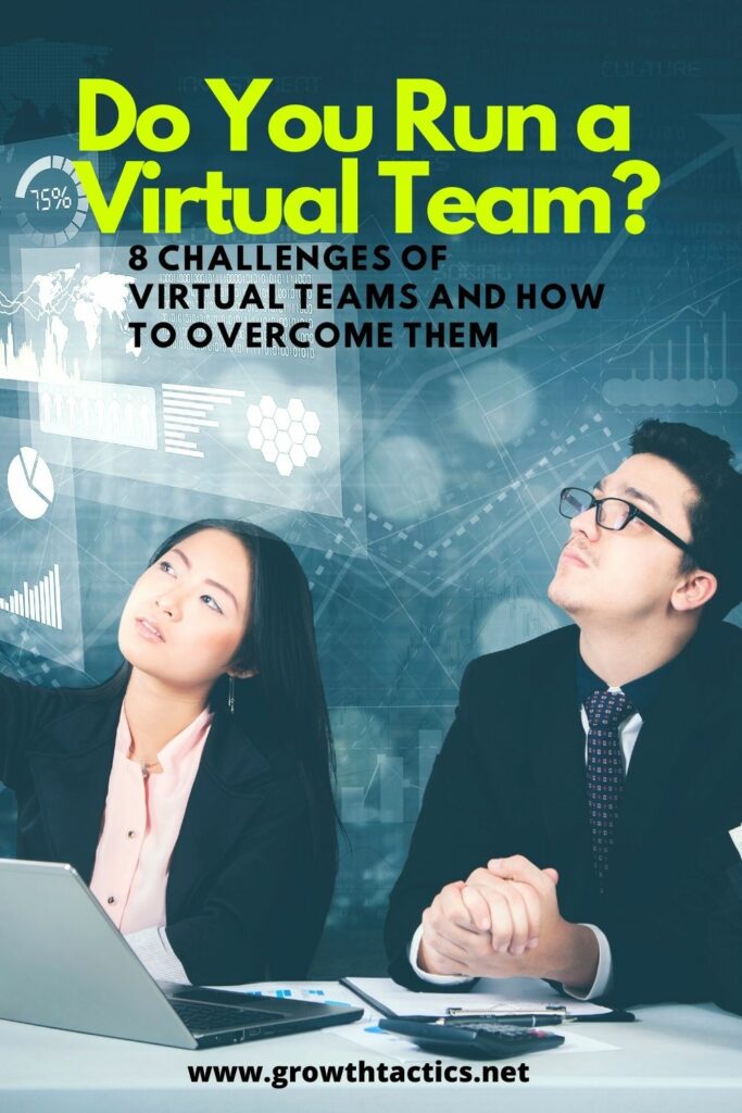 Pinterest image for 8 Challenges of Virtual Teams and How to Overcome Them.