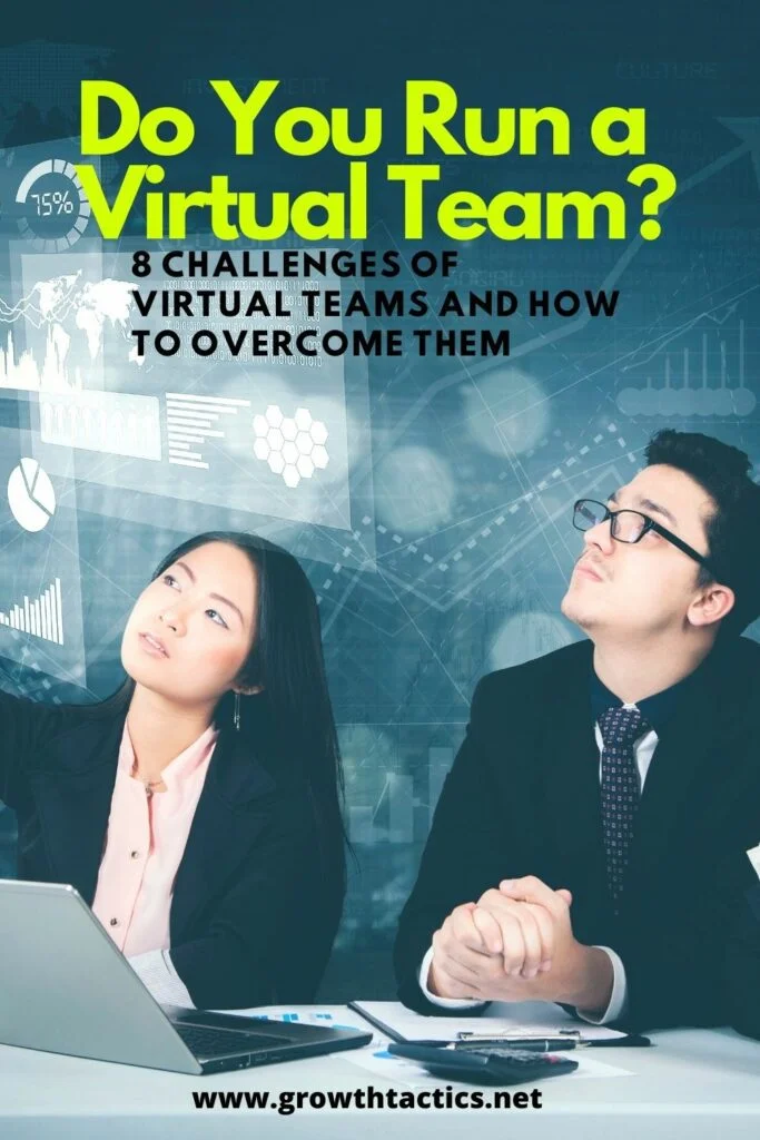 Pinterest image for 8 Challenges of Virtual Teams and How to Overcome Them.