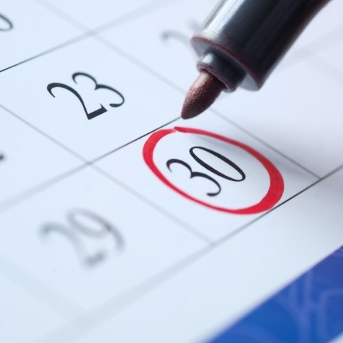 How To Break Bad Habits And Replace Them With Good Habits Image of a calendar for how long it takes to break bad habits.