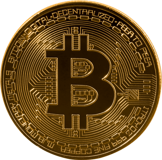 A gold bitcoin representing Transactional Leadership Style