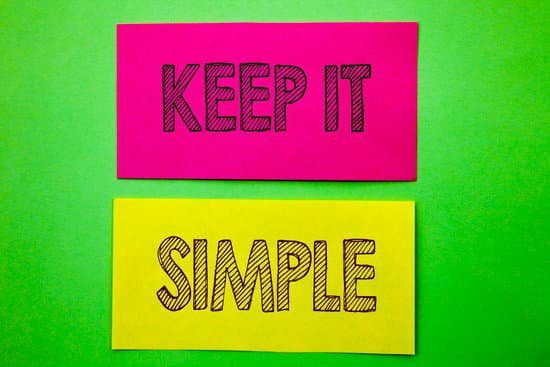 How To Write A Vision Statement That Will Inspire And Motivate Image of words on paper saying keep it simple referring to how to write a vision statement.