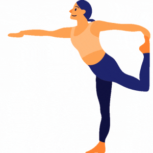 GIF Image of a person stretching.