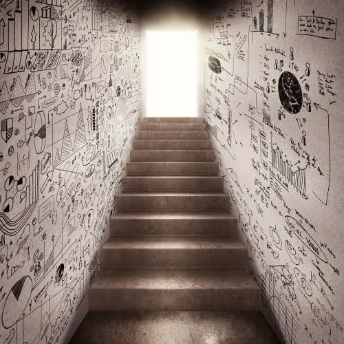 Image of stairs leading to light for how to leave a legacy section. Build a legacy that lasts long after you're gone.