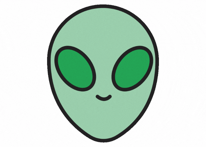 13 Body Language Examples: Understanding the Secrets Head nod GIF of an alien.