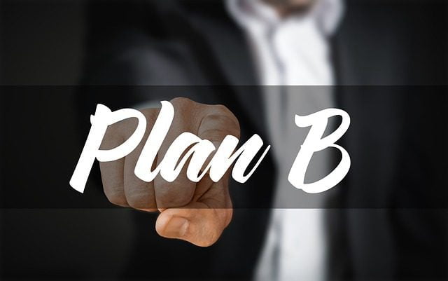 Image of boss with the words plan B for create an action plan for non performing employees.