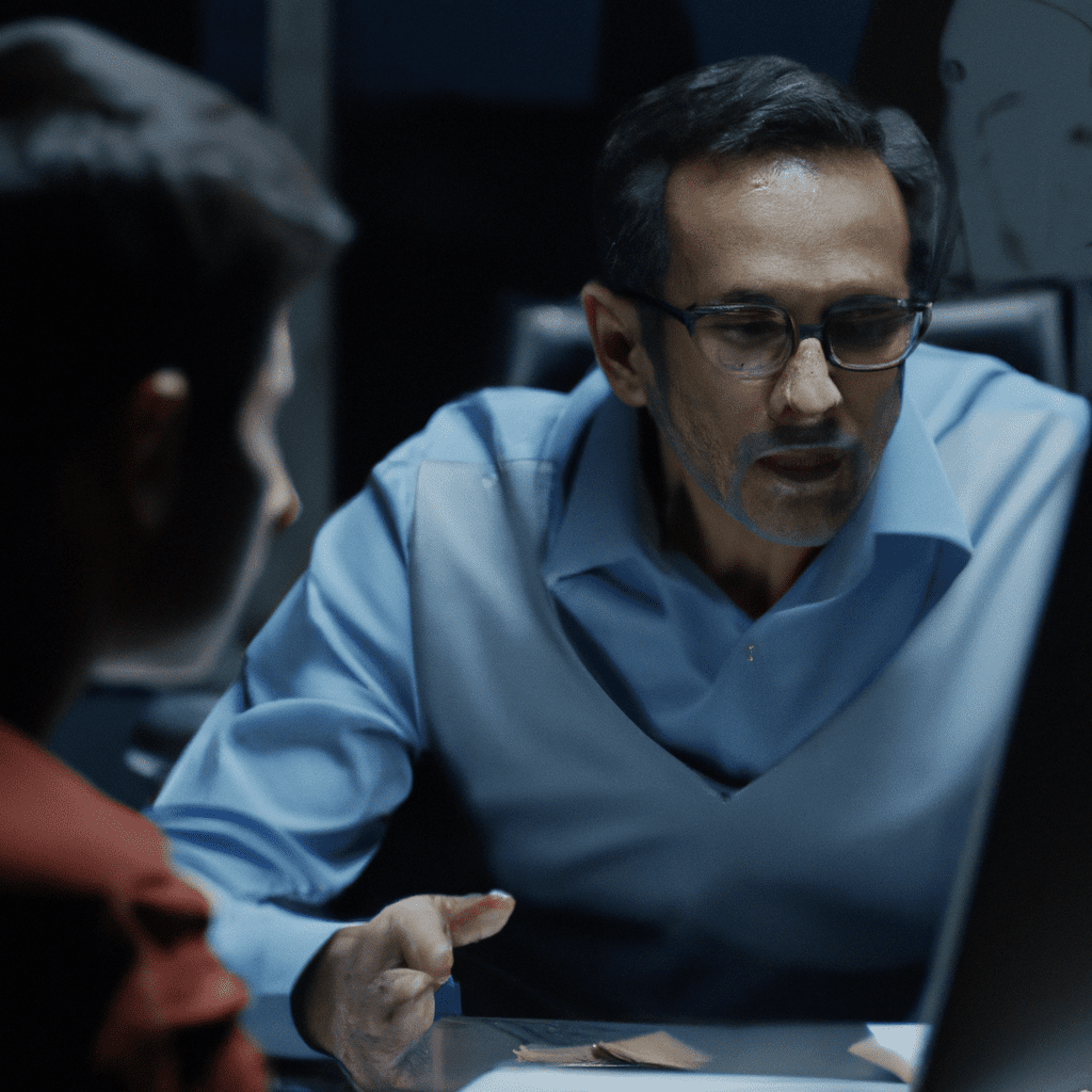 16 Qualities of a Good Workplace and Positive Environment A boss giving feedback to his employee.