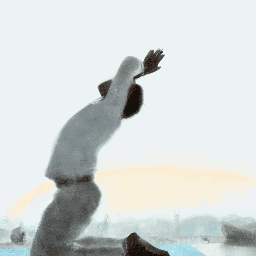 11 Ways to Stay Ready: Fatigue Management in the Workplace Man on his knees stretching.