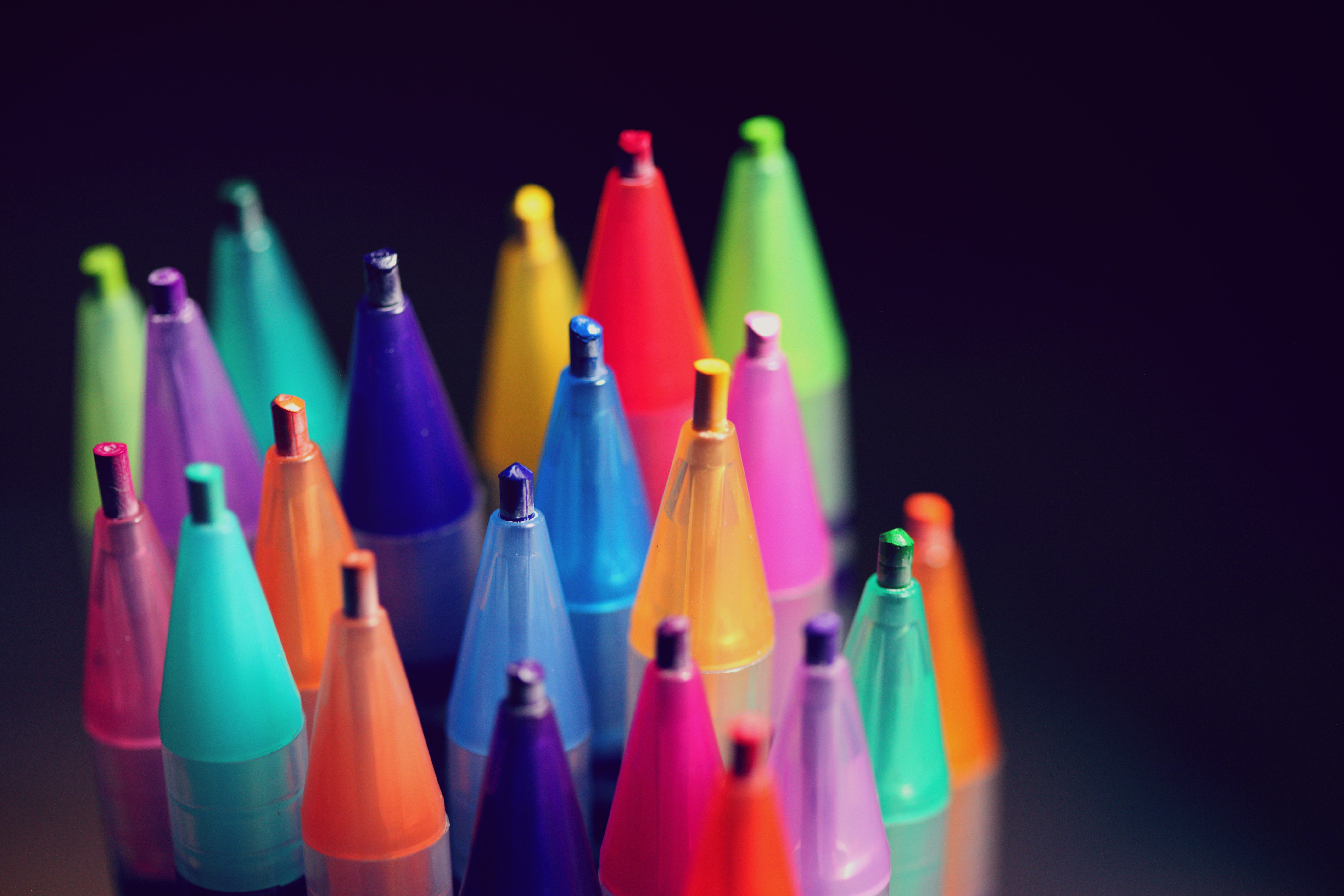 Multiple colored pencils representing inclusive leadership.
