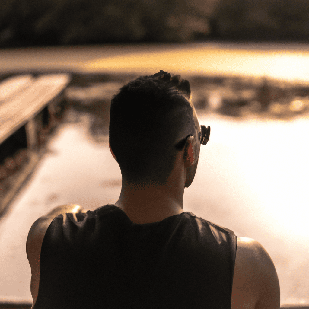 Ways to Improve Work-Life Balance and Live a Happier Life Person looking over a lake relaxing.