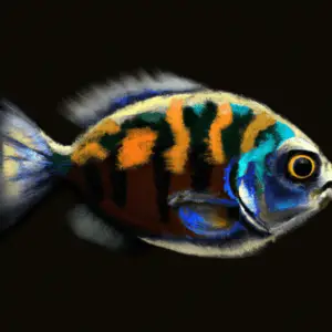 A colorful fish