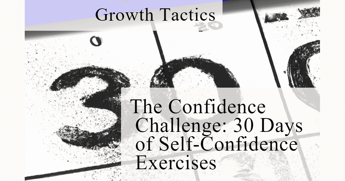 the confidence challenge 30 days of self confidence exercises fbpost