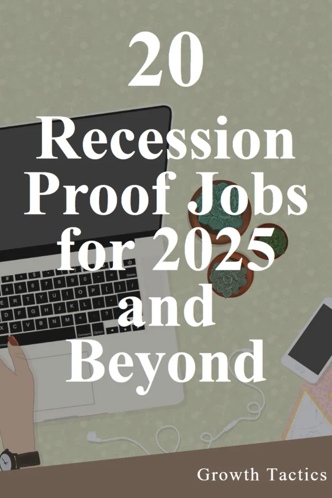 20 Recession Proof Jobs for 2025 and Beyond 20 Recession Proof Jobs for 2025 and Beyond pin