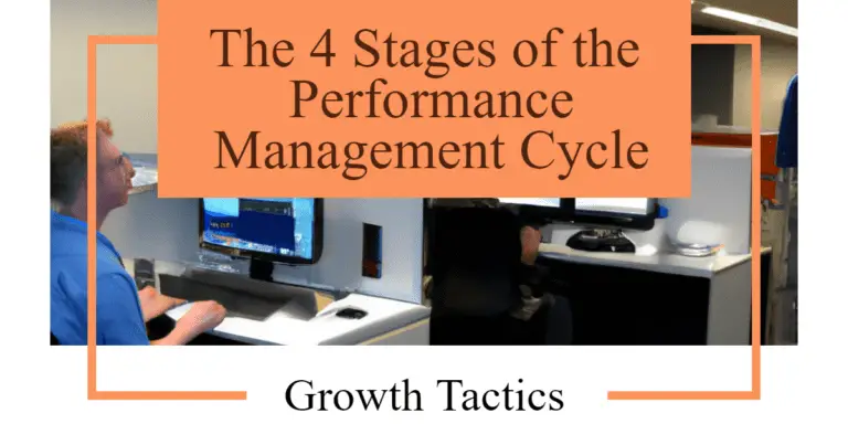 The 4 Stages of the Performance Management Cycle