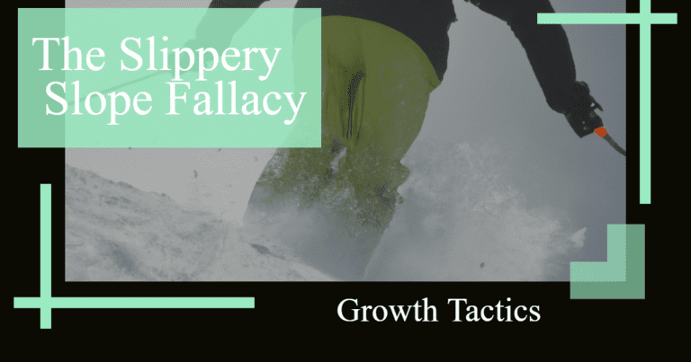 the slippery slope fallacy gbtqu fbpost
