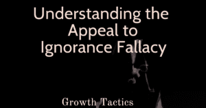 understanding the appeal to ignorance fallacy uu9c9 fbpost