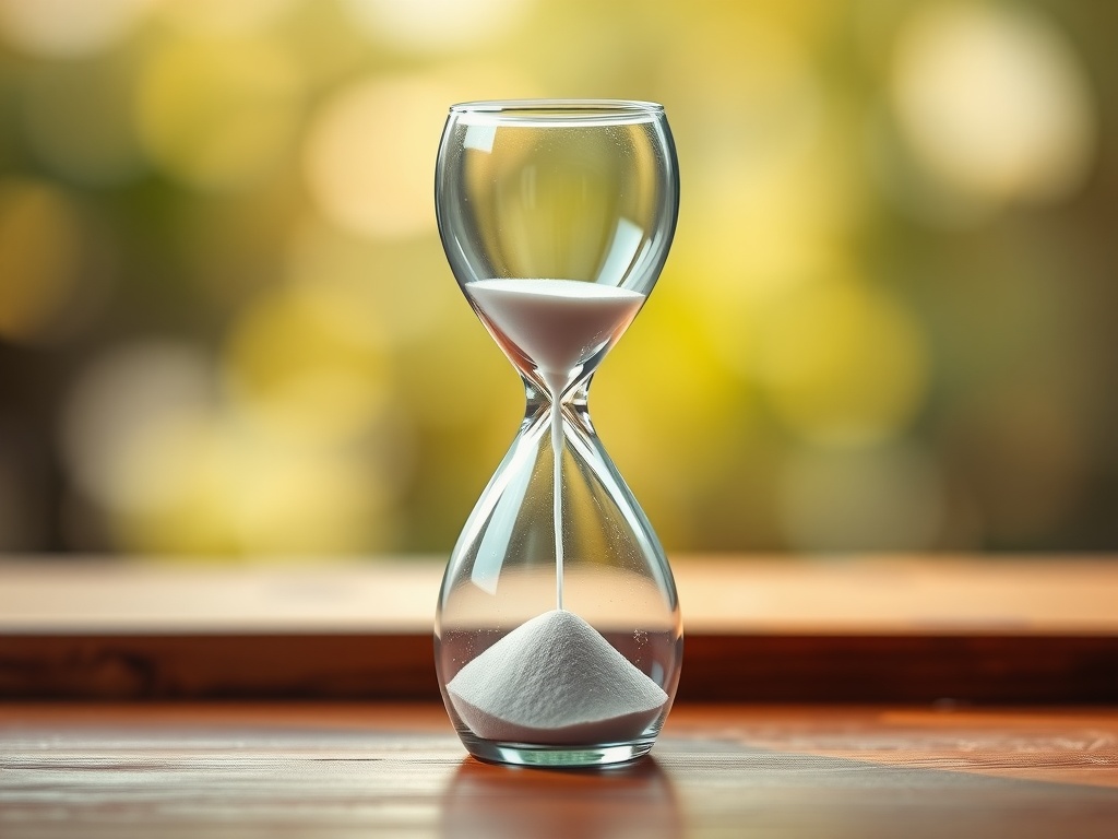 78 Management Training Topics for New and Veteran Managers Sand running through an hour glass representing time-management.