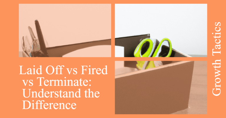 Laid Off vs Fired vs Terminate: Understand the Difference