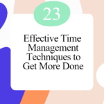 time management techniques