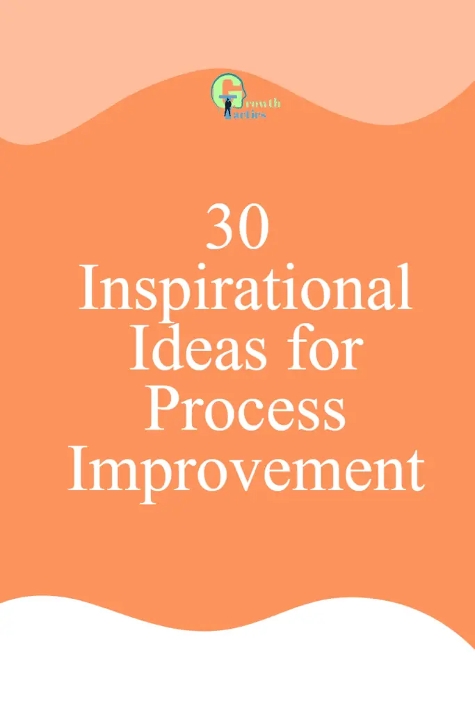 inspirational ideas for process improvement