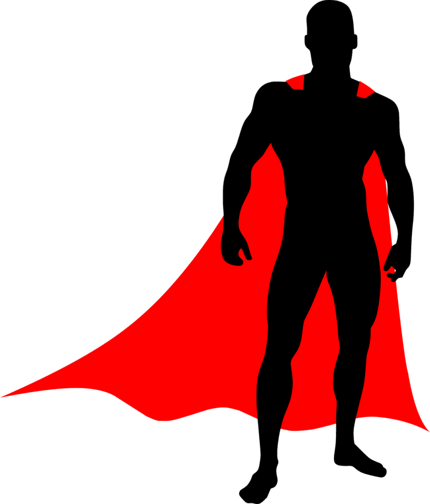 Breaking the Mold: Modern Leader vs Traditional Leader silhouette of a leader in a cape for the pros of contemporary leadership.