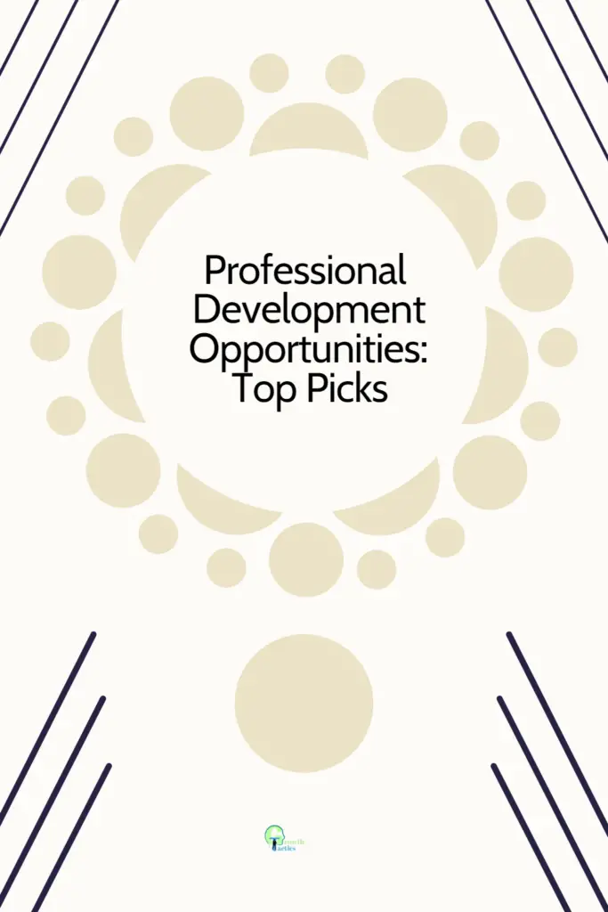 Professional development opportunities pin