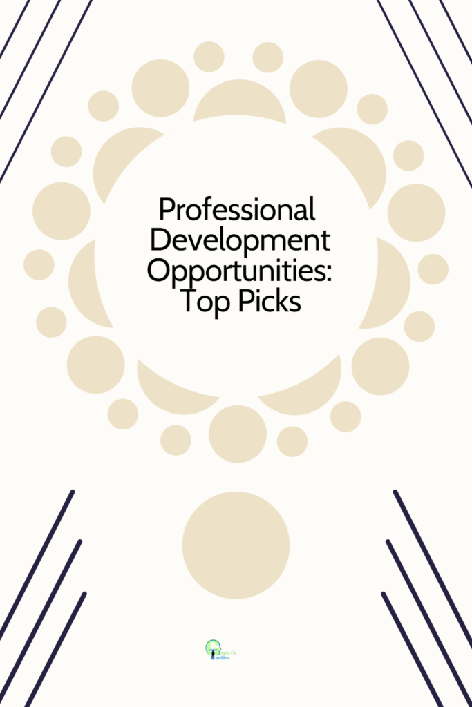 Professional development opportunities pin