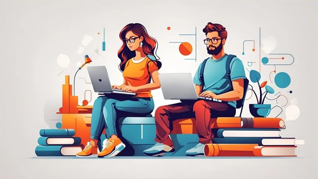 14 Effective Organizational Communication Strategies ai generated, students, online