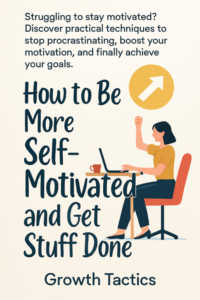 how to be more self motivated pin
