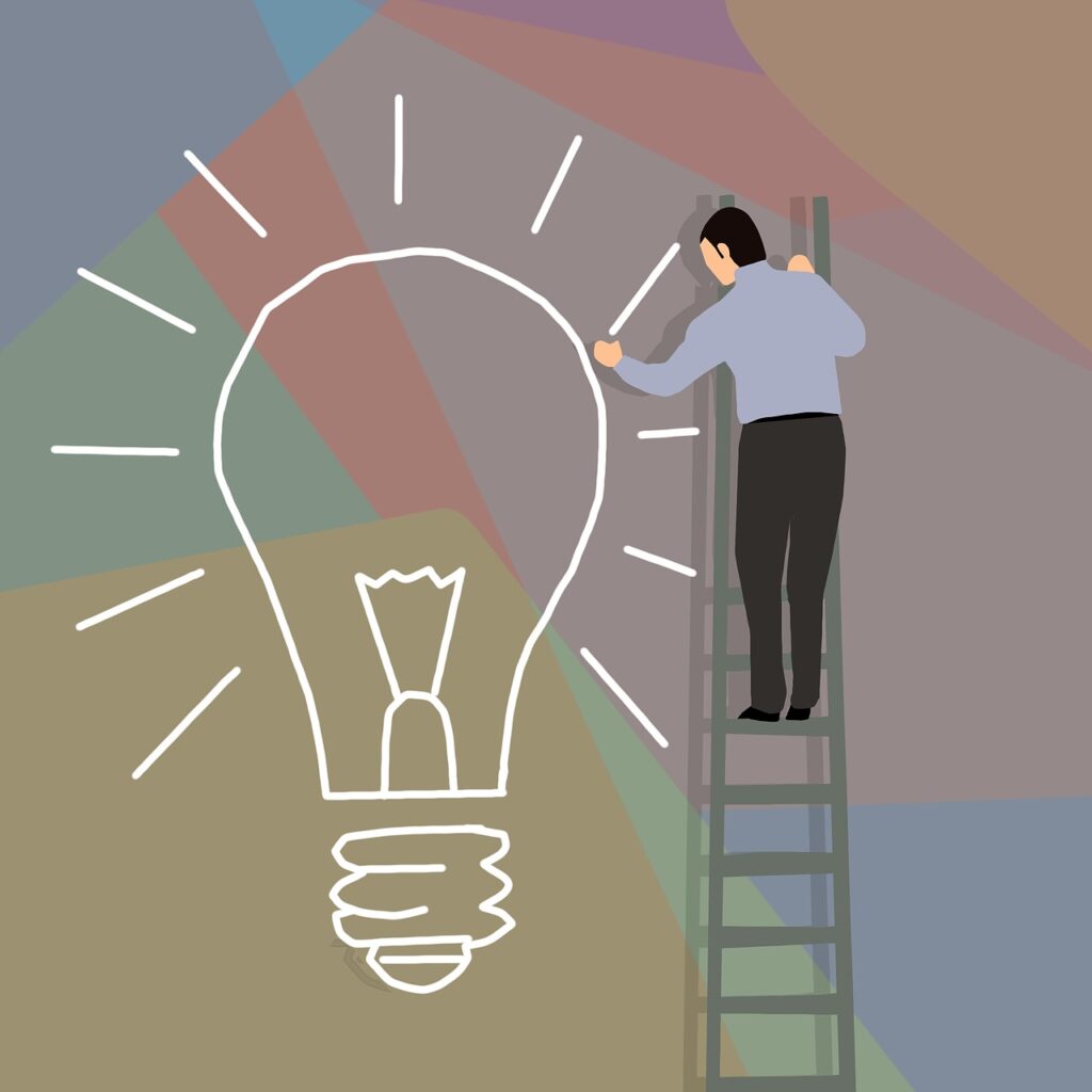 Key Leadership Skills List for Success in 2023 bulb, businessman, drawing