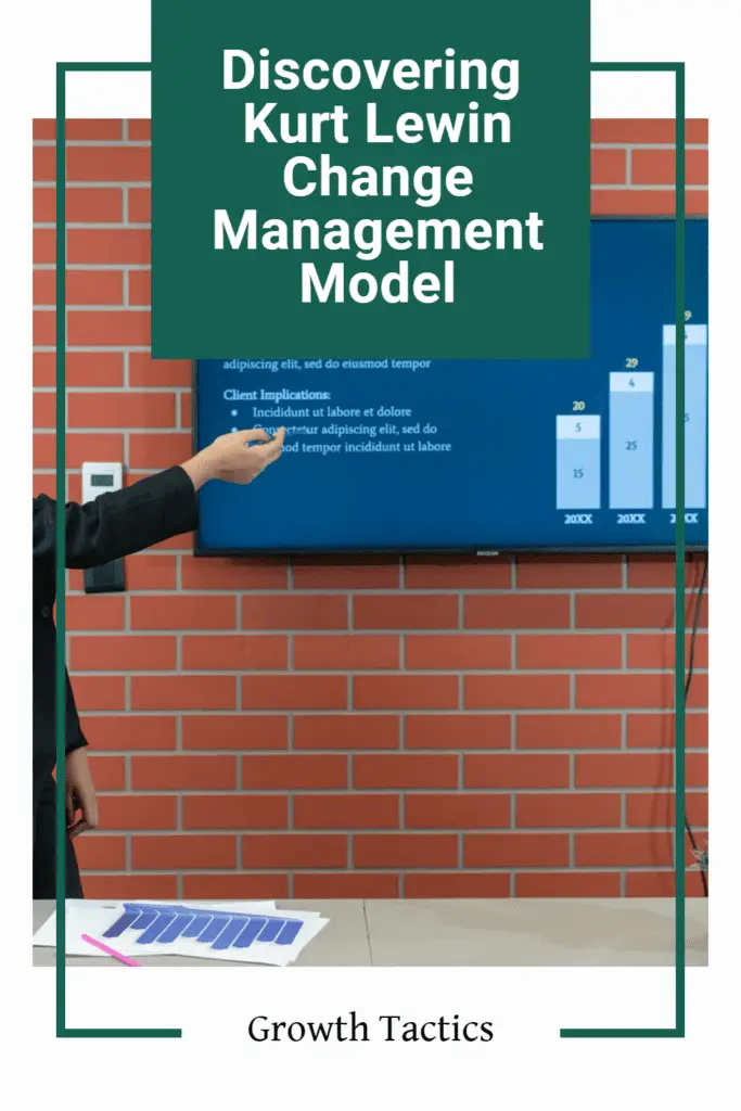 Discovering Kurt Lewin Change Management Model