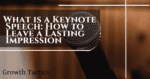what is a keynote speech
