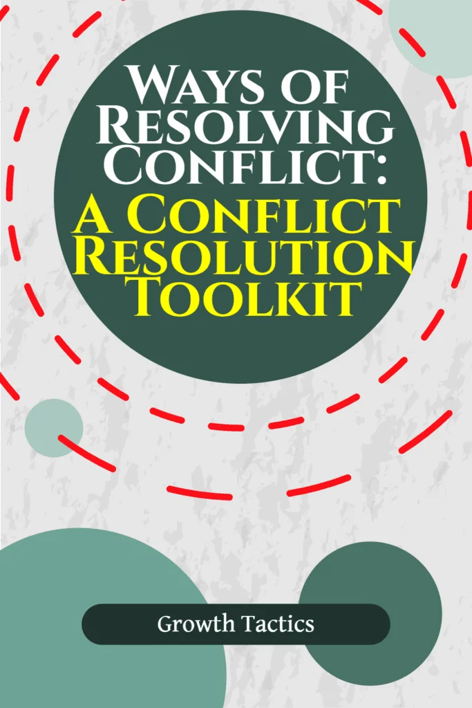 No Way To Resolve Conflict Between Ways of Resolving Conflict: A Conflict Resolution Toolkit
