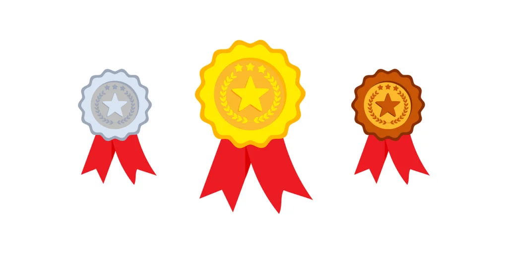 Performance Management Best Practices for Success in 2024 badge, medal, award