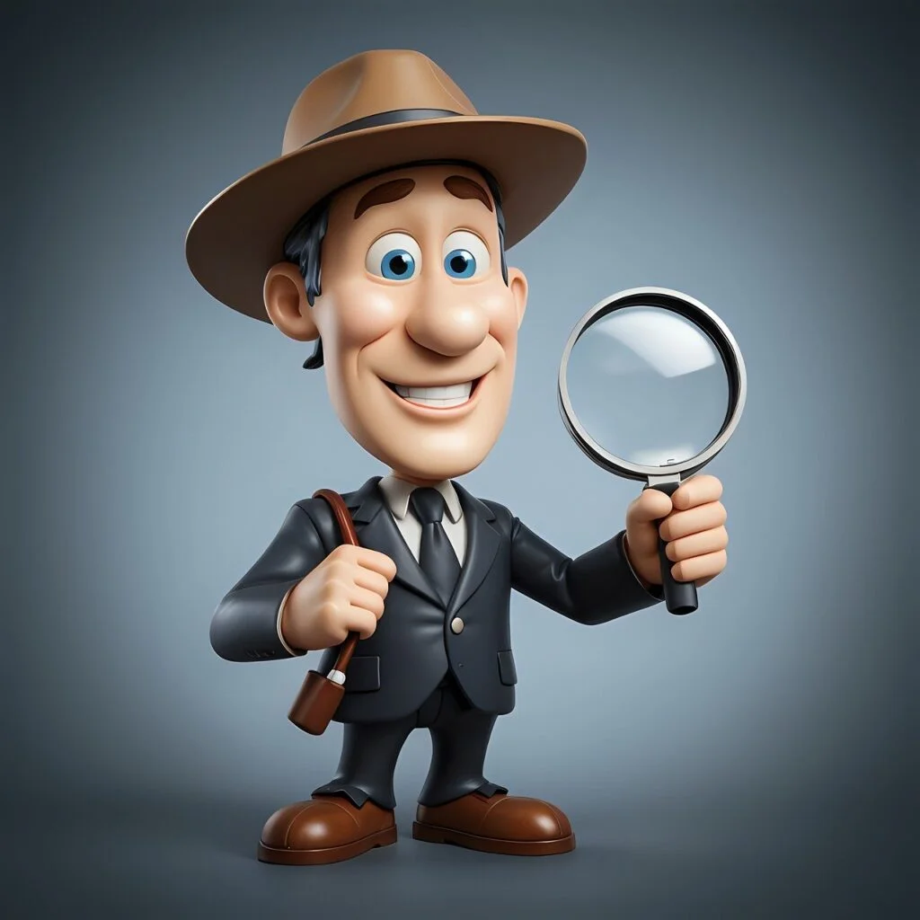 Fun Virtual Office Party Games: 14 Creative Ideas man, detective, investigation mystery party game.