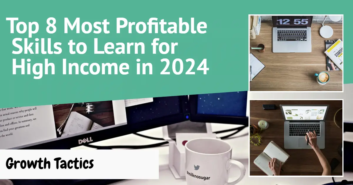 Top 8 Most Profitable Skills to Learn for High Income in 2024