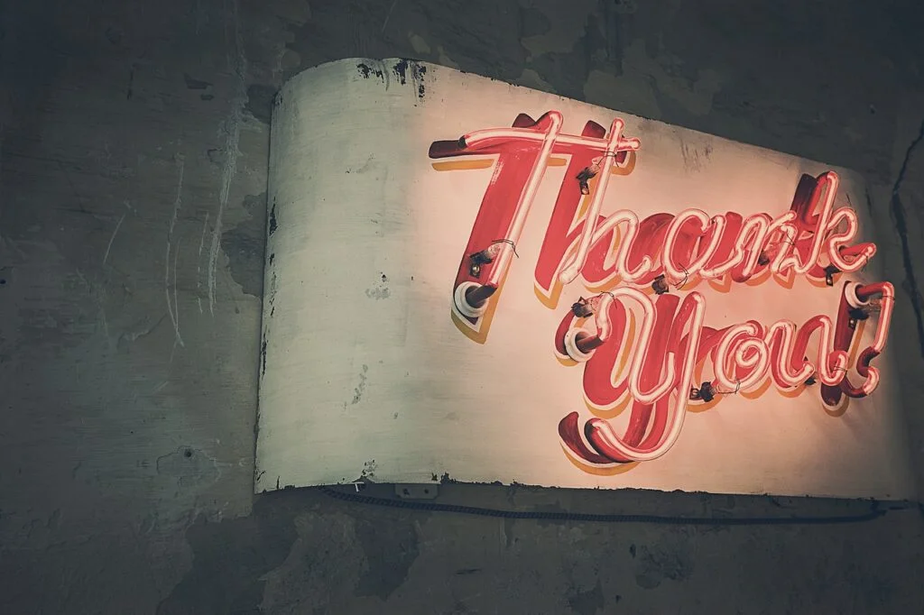 8 Effective Strategies for Dealing With Negative Feedback thank you, neon lights, neon