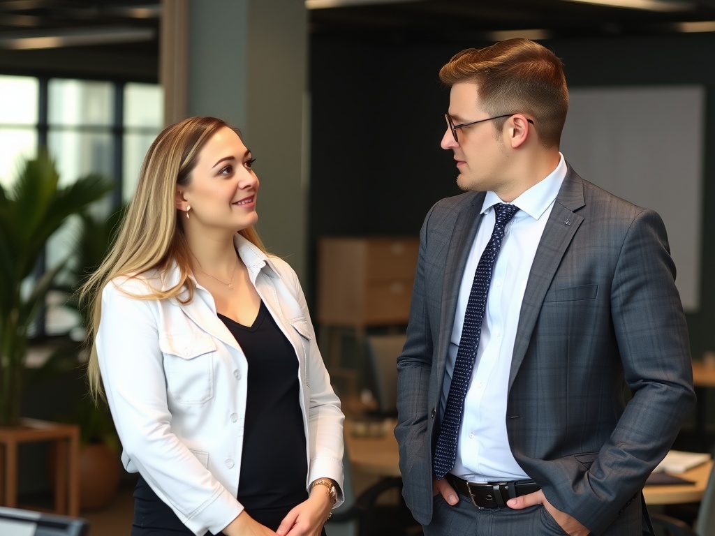 Addressing Unprofessionalism In The Workplace A manager talking to his employee about unprofessional behavior.