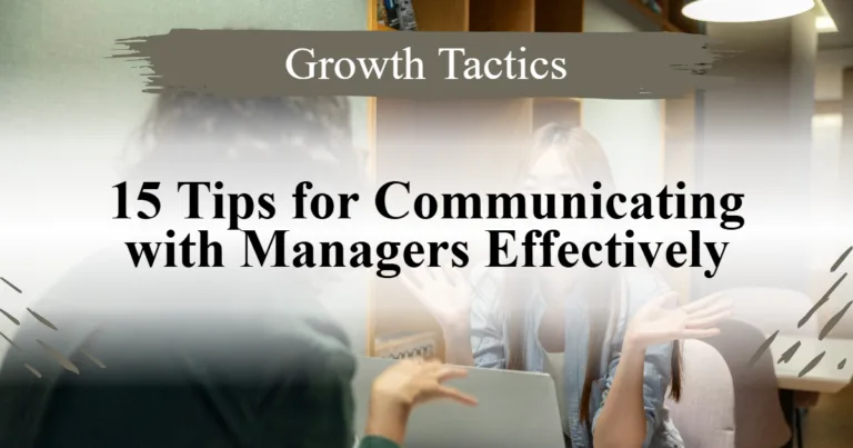 15 Tips for Communicating with Managers Effectively featured image