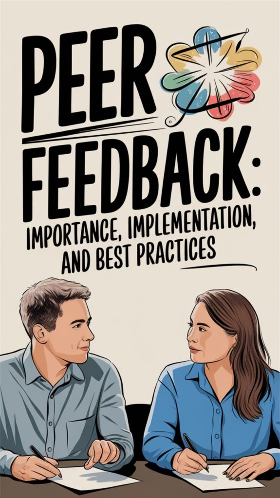Peer Feedback: Importance, Implementation, and Best Practices Peer Feedback: Importance, Implementation, and Best Practices Pin