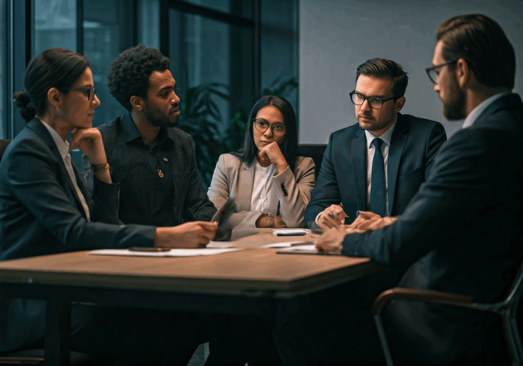 Understanding Favoritism at Work: Signs and Solutions Office workers experiencing favoritism.