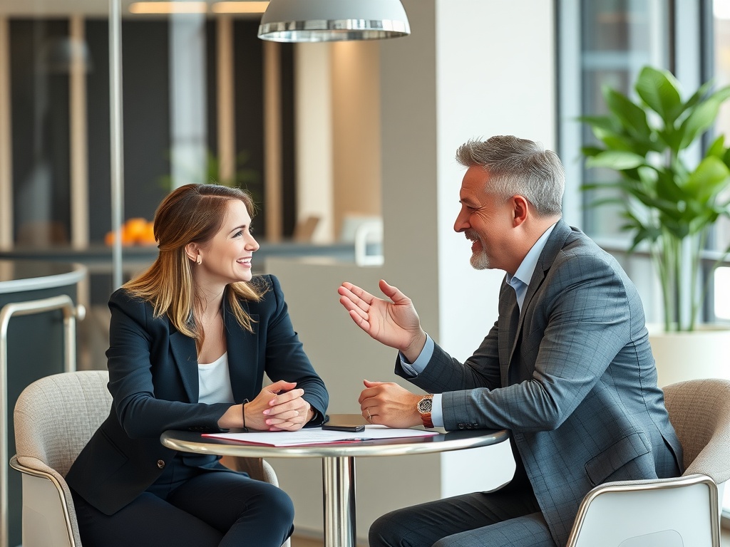 Peer Feedback: Importance, Implementation, and Best Practices Boss and subordinate having a positive feedback session.
