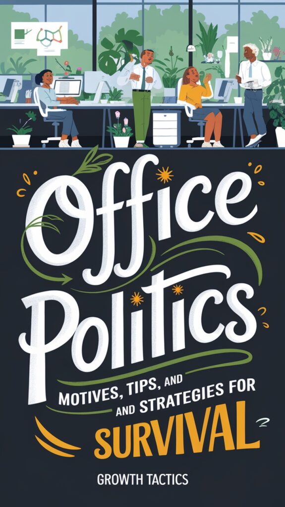 Office Politics: Motives, Tips, and Strategies for Survival Office politics pin image