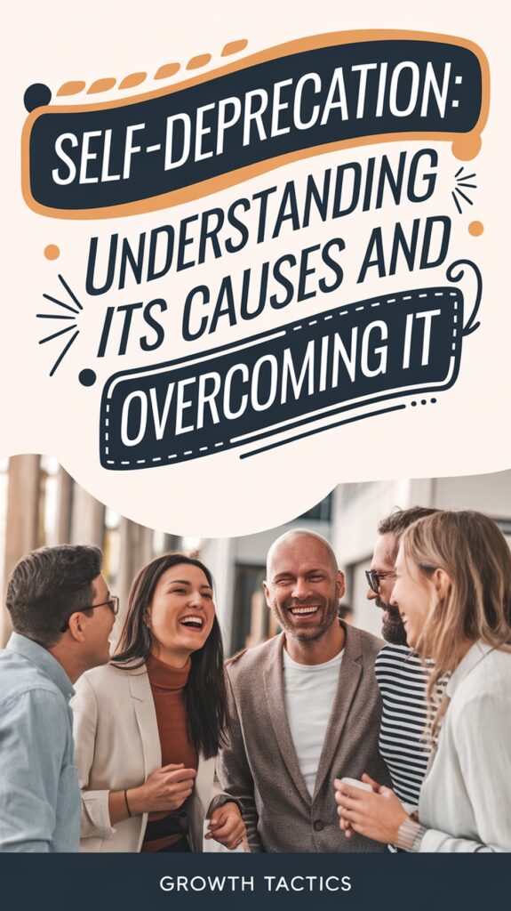 Self-Deprecation: Understanding Its Causes and Overcoming It Self-deprecation pin image