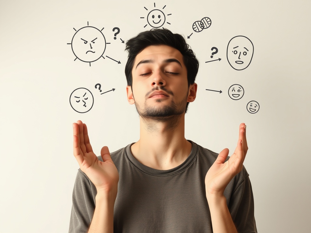 50 Self-Reflection Questions to Inspire Personal Growth A person using mindfulness to help process emotions.