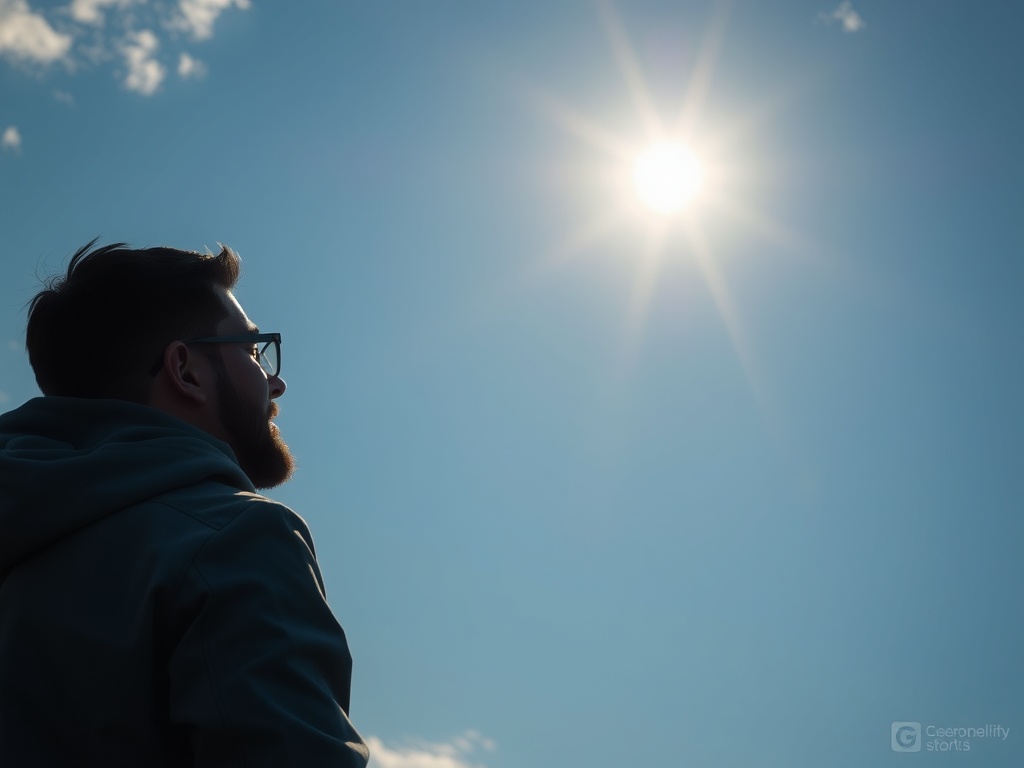 50 Self-Reflection Questions to Inspire Personal Growth A person looking up at the sky.