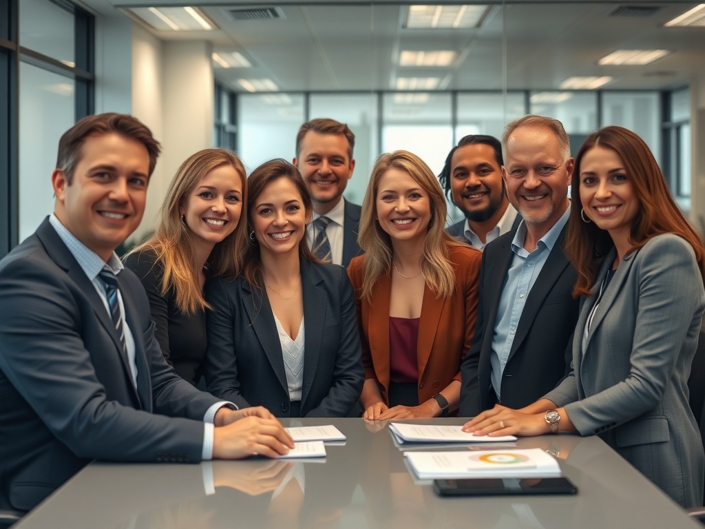 Succession Planning in Leadership: Strategies for Success A group of business leaders in an office setting.