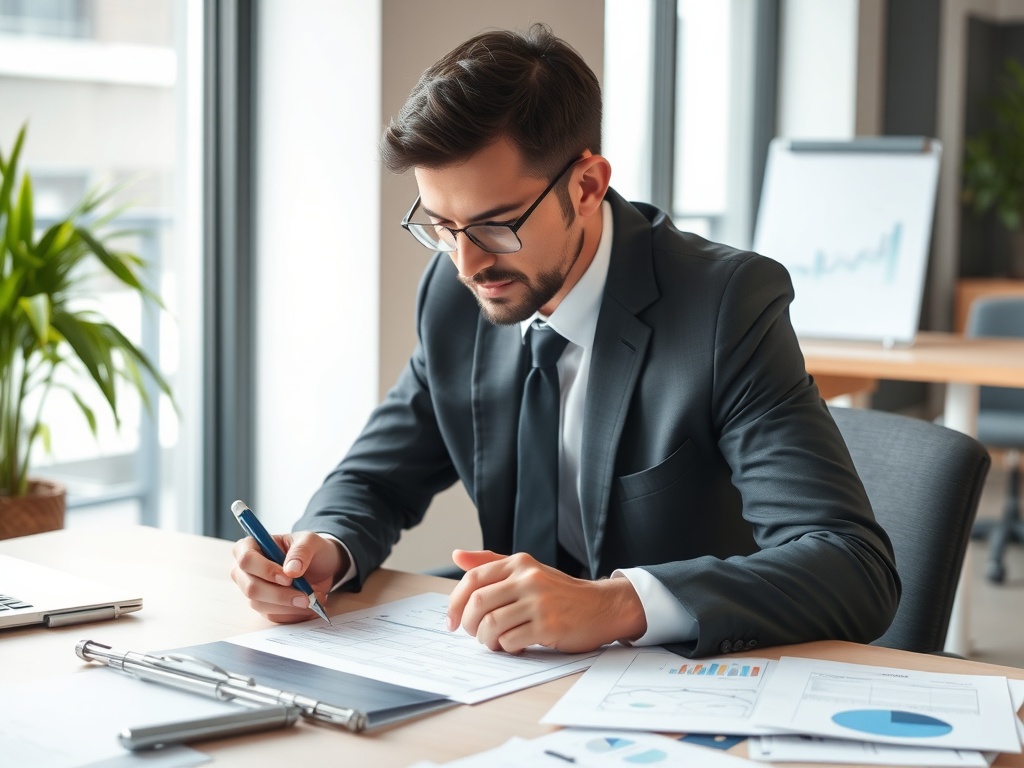 Succession Planning in Leadership: Strategies for Success A business leader sitting down making a plan.